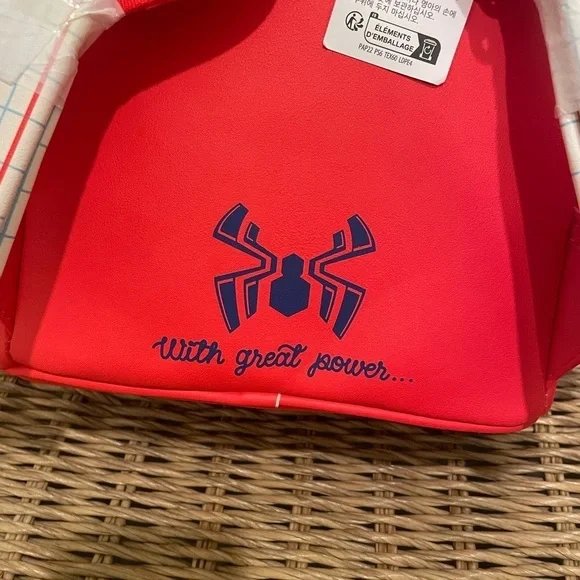 NWT Marvel Loungefly Sherpa Mini Backpack Spider-Man - Picture 5 of 9